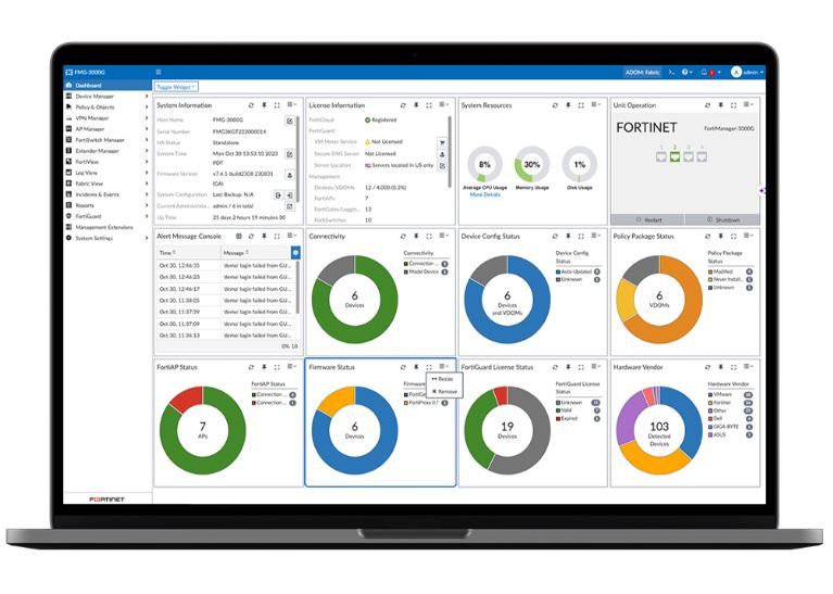 FortiManager. Джерело: Fortinet